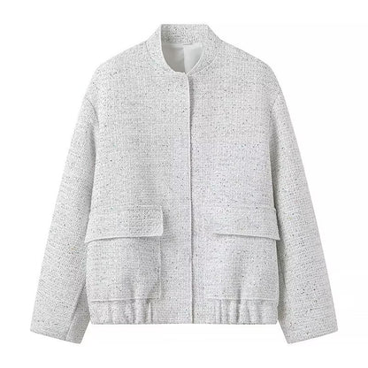 New Autumn Women's Luxe Tweed Jacket