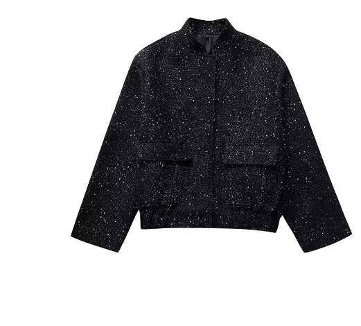 New Autumn Women's Luxe Tweed Jacket