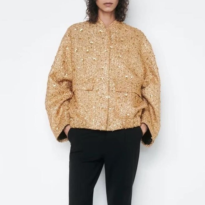 New Autumn Women's Luxe Tweed Jacket
