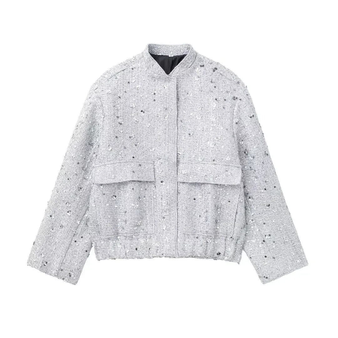New Autumn Women's Luxe Tweed Jacket