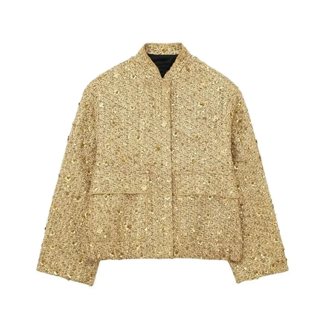 New Autumn Women's Luxe Tweed Jacket