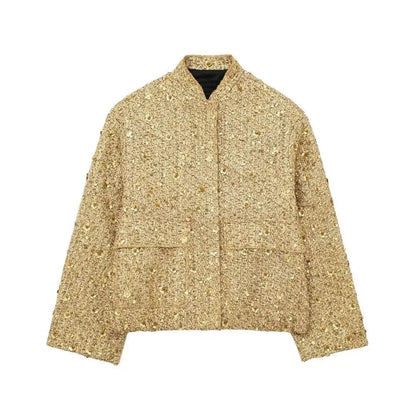 New Autumn Women's Luxe Tweed Jacket