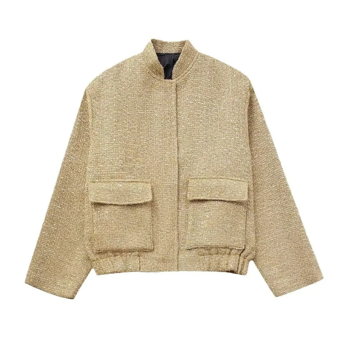 New Autumn Women's Luxe Tweed Jacket